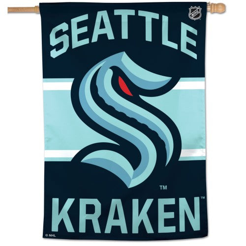 Seattle 4 LOGO Sports Teams Flags Kracken Seahawks Mariner’s SuperSonics  (3’x 5’)