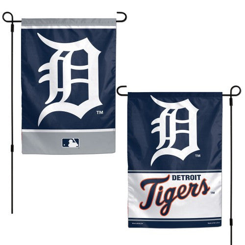 Detroit Tigers 12 Team Color Flag Sign